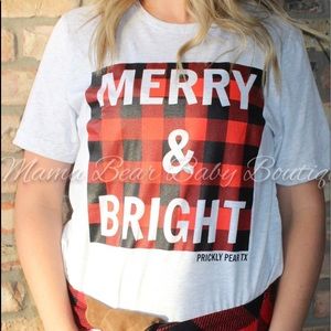 Merry & Bright short-sleeved t-shirt